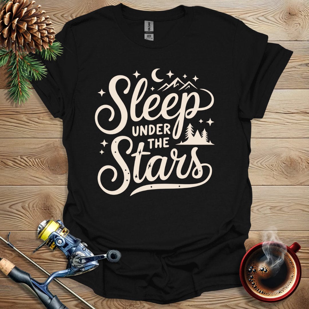 Printify T-Shirt Black / S Sleep Under The Stars T-Shirt