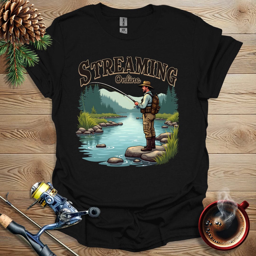Printify T-Shirt Black / S Streaming Online T-Shirt