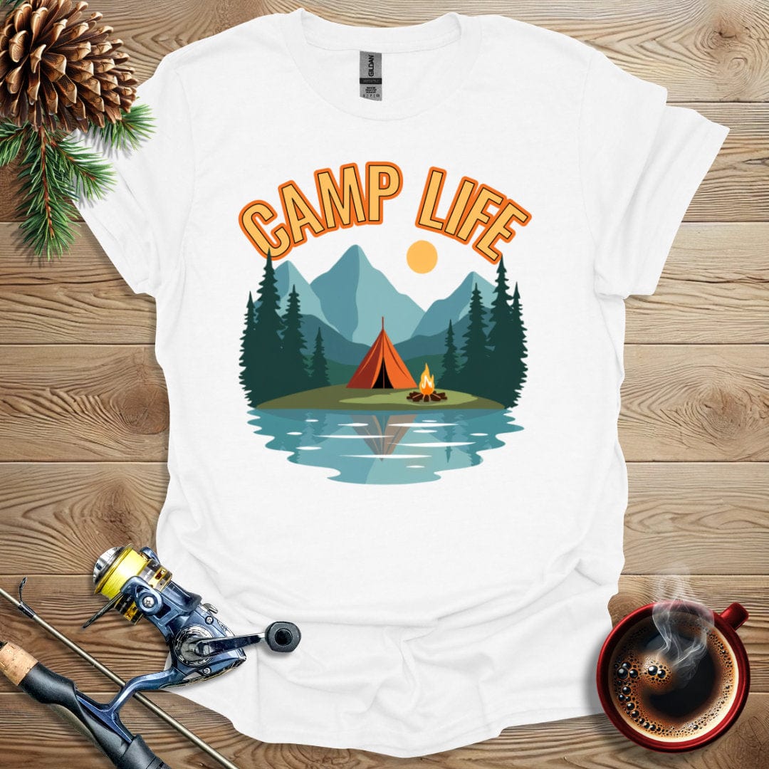 Printify T-Shirt Camp Life (Color) T-Shirt