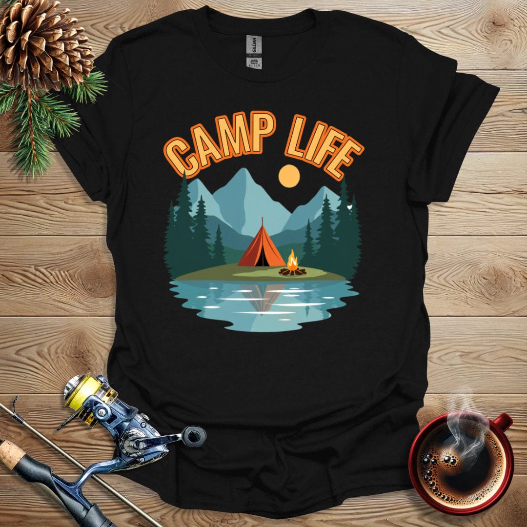 Printify T-Shirt Camp Life (Color) T-Shirt