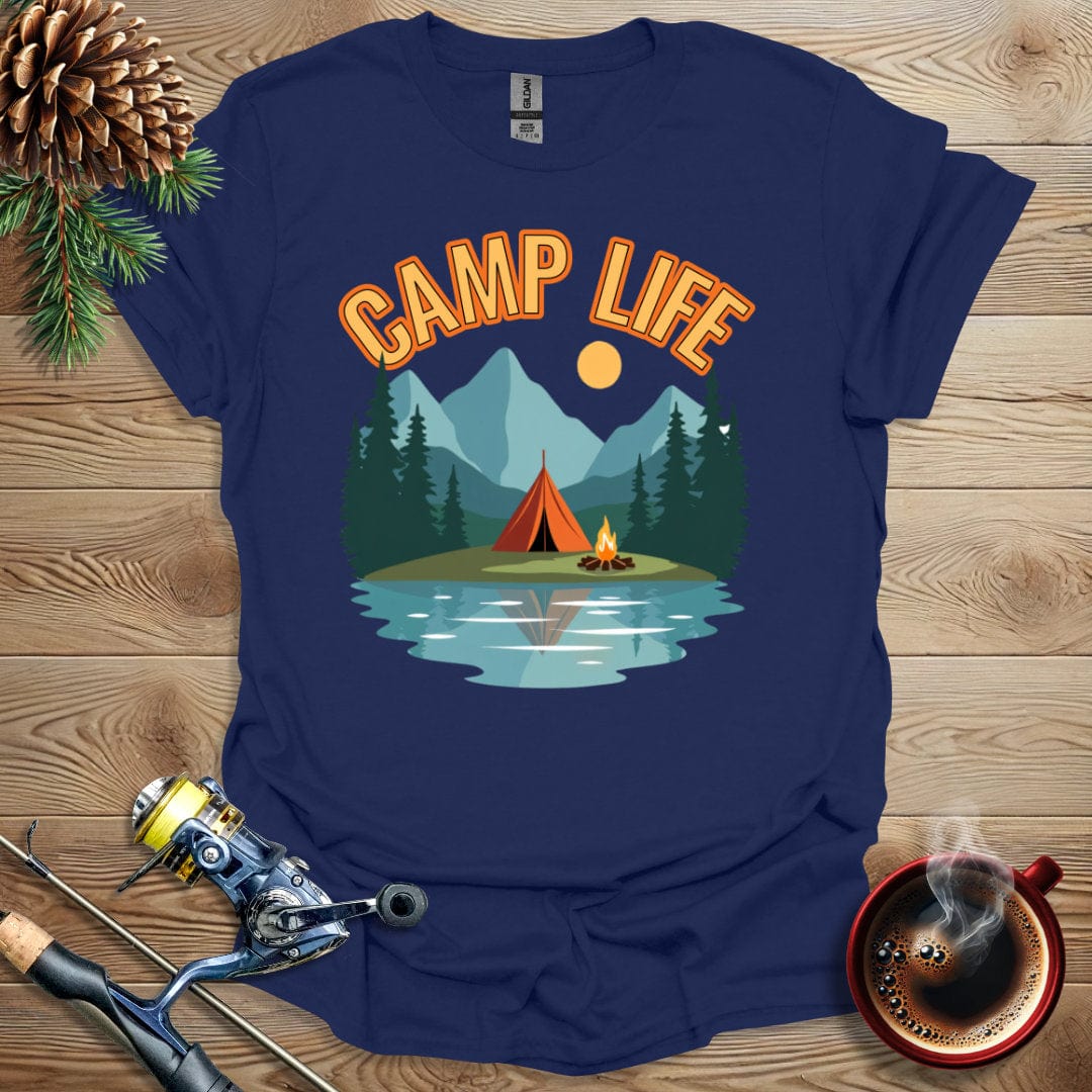 Printify T-Shirt Camp Life (Color) T-Shirt