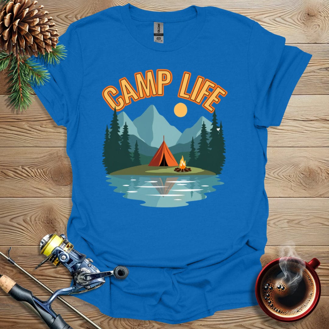Printify T-Shirt Camp Life (Color) T-Shirt