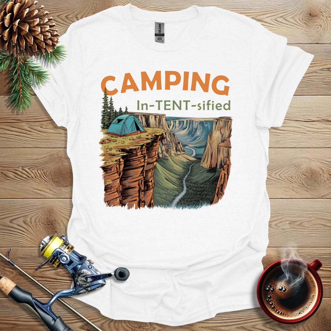 Printify T-Shirt Camping In-TENT-sified T-Shirt