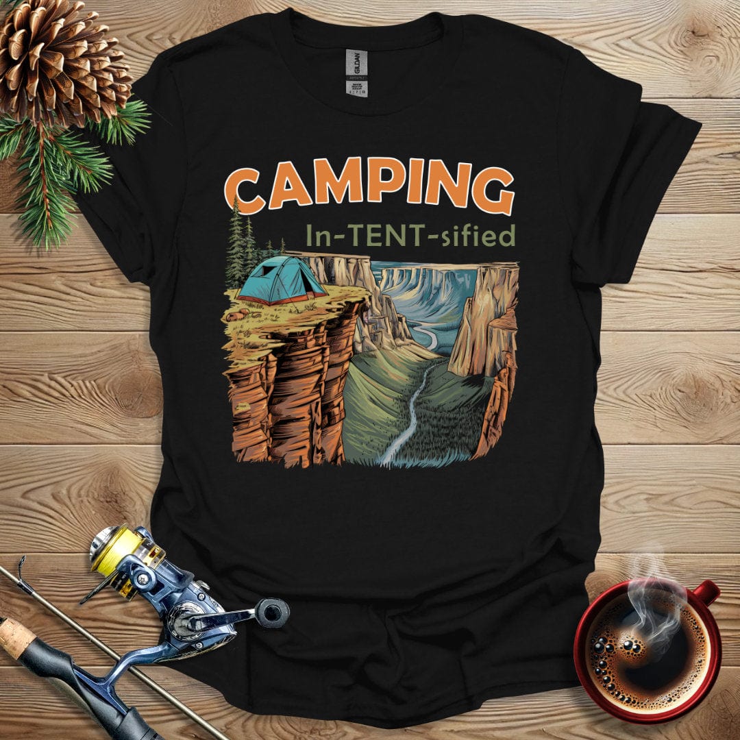 Printify T-Shirt Camping In-TENT-sified T-Shirt