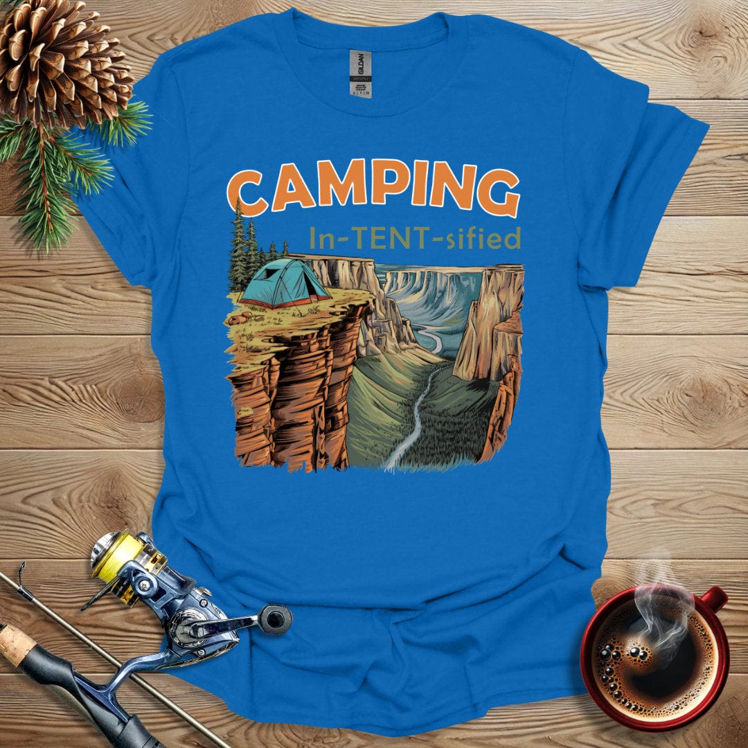 Printify T-Shirt Camping In-TENT-sified T-Shirt