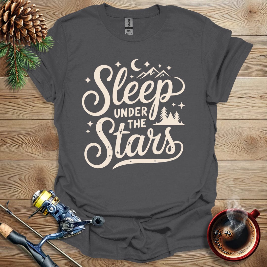 Printify T-Shirt Charcoal / S Sleep Under The Stars T-Shirt