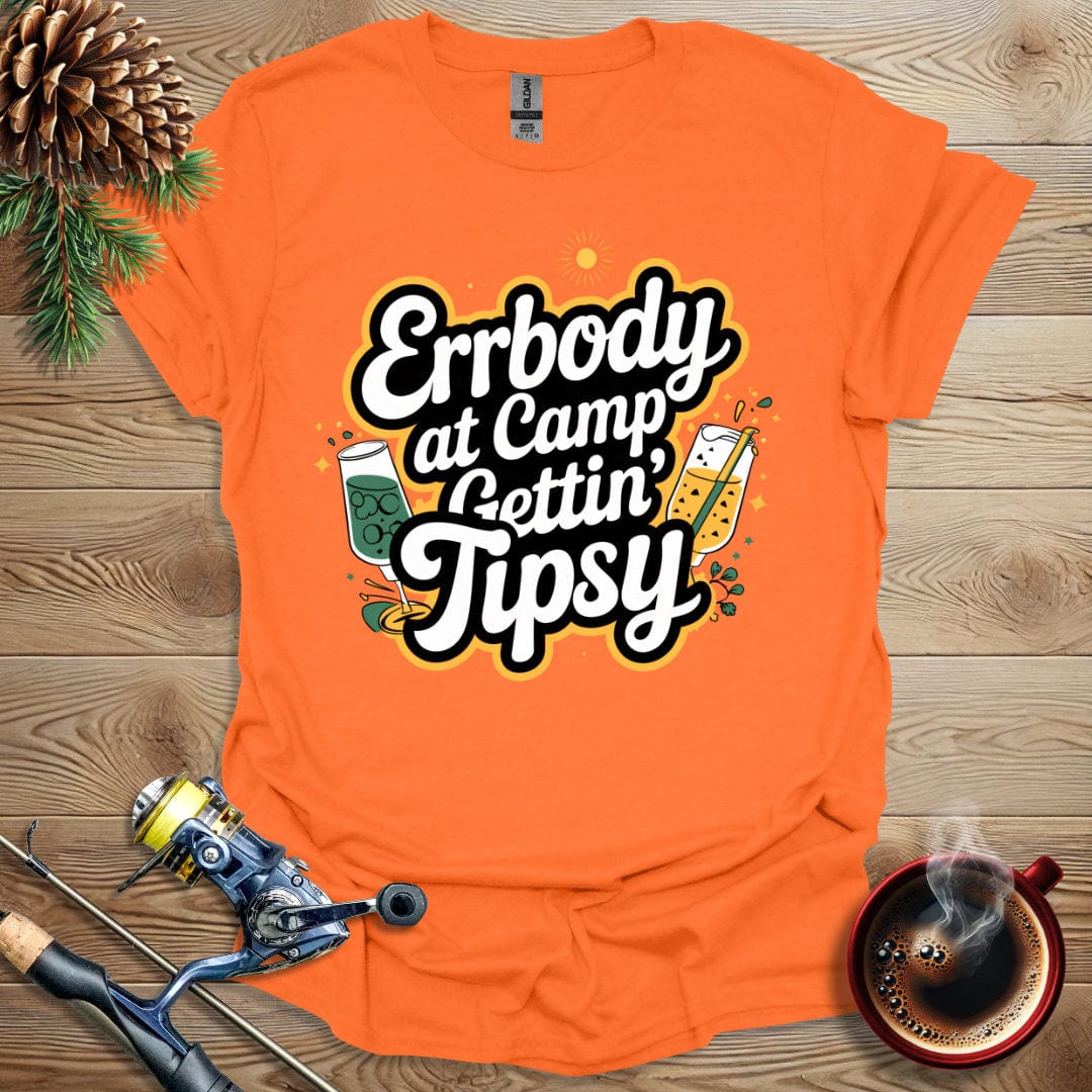 Printify T-Shirt Errbody At Camp Gettin Tipsy T-Shirt