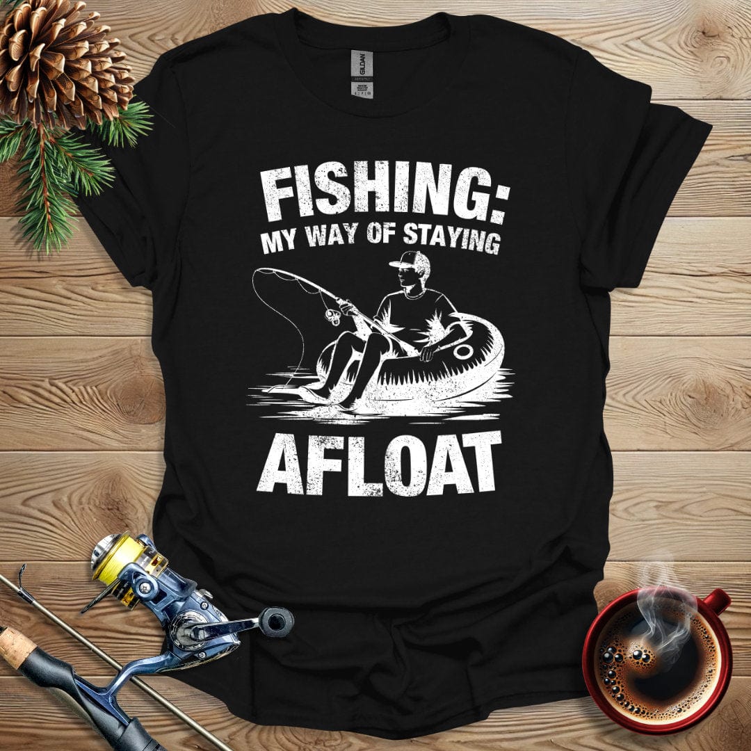 Printify T-Shirt Fishing: My Way Of Staying Afloat - Men T-Shirt