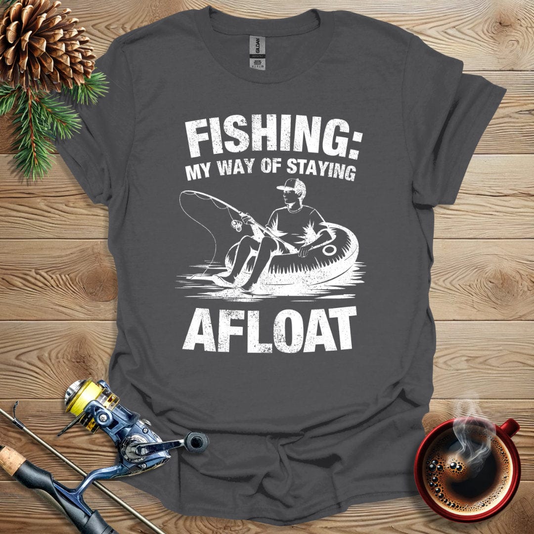 Printify T-Shirt Fishing: My Way Of Staying Afloat - Men T-Shirt