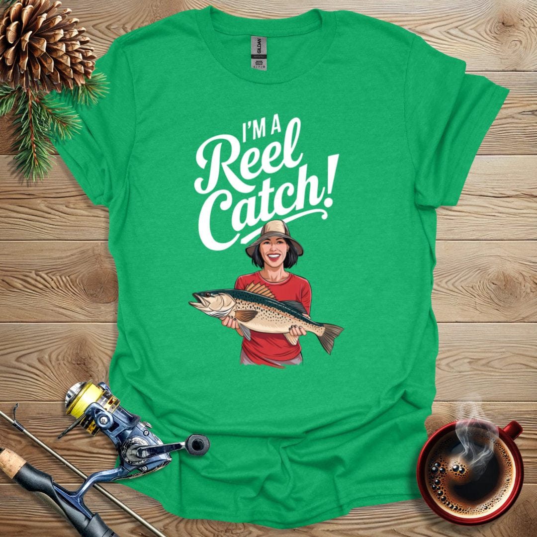 Printify T-Shirt Heather Irish Green / S I'm a Reel Catch T-Shirt