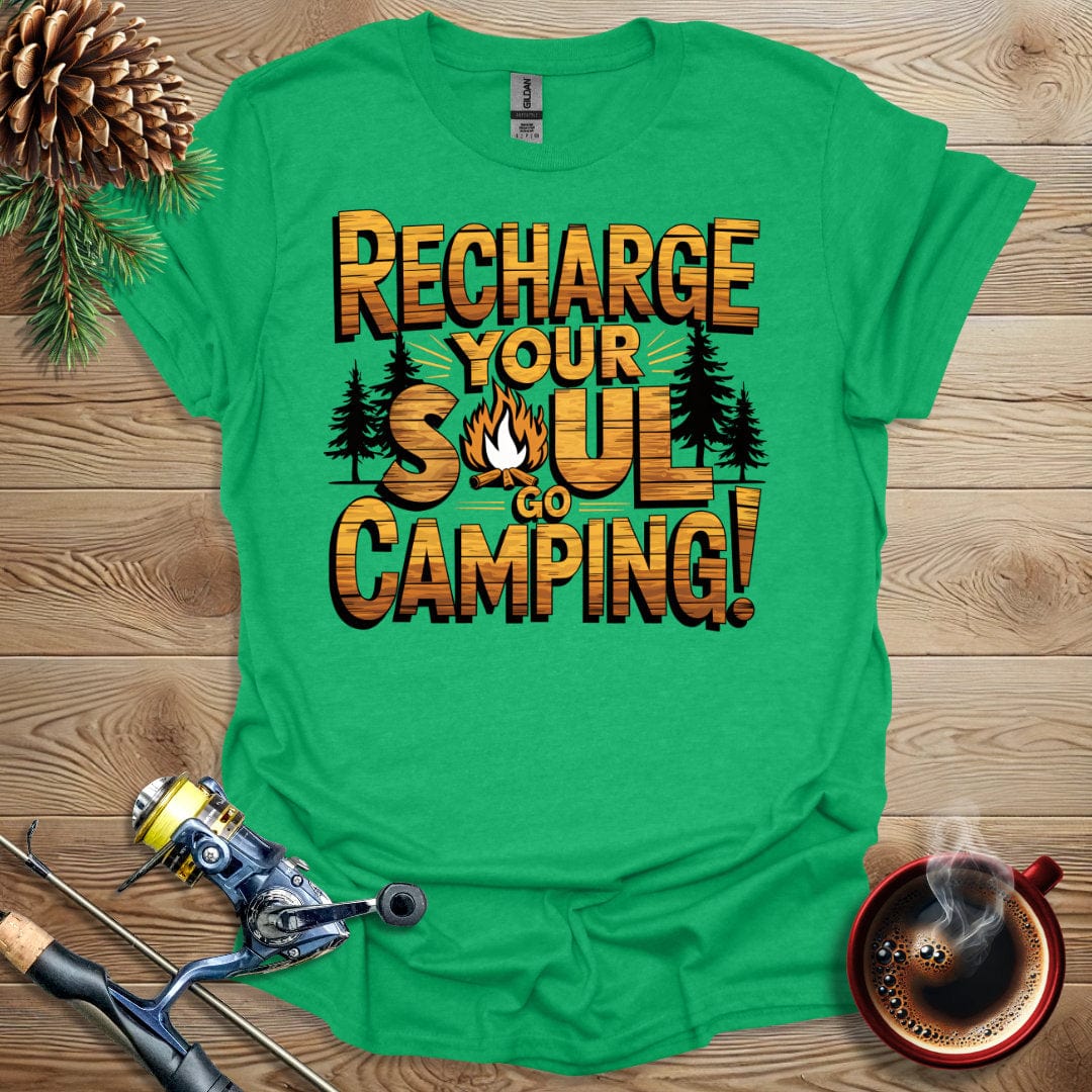 Printify T-Shirt Heather Irish Green / S Recharge Your Soul T-Shirt