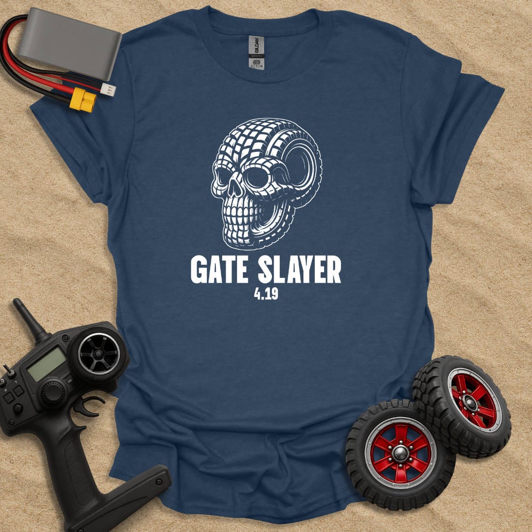 Printify T-Shirt Heather Navy / S Gate Slayer T-Shirt