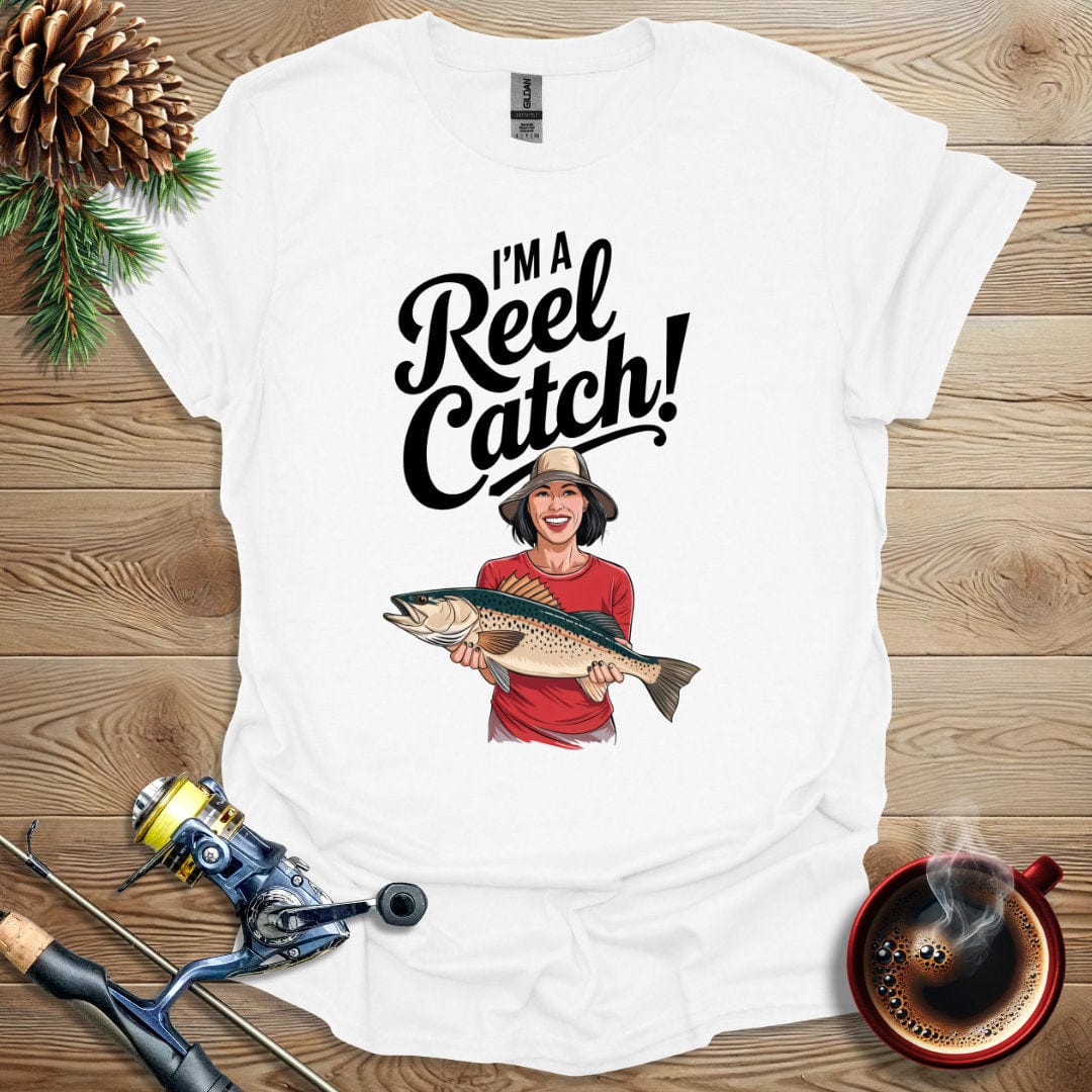 Printify T-Shirt I'm a Reel Catch T-Shirt