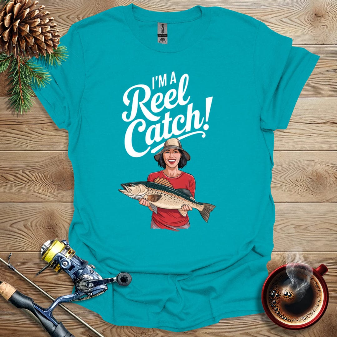 Printify T-Shirt I'm a Reel Catch T-Shirt