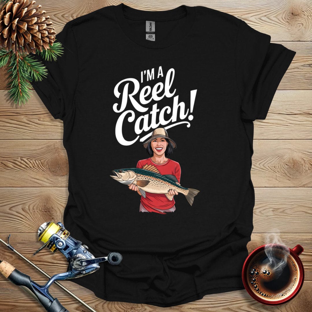 Printify T-Shirt I'm a Reel Catch T-Shirt