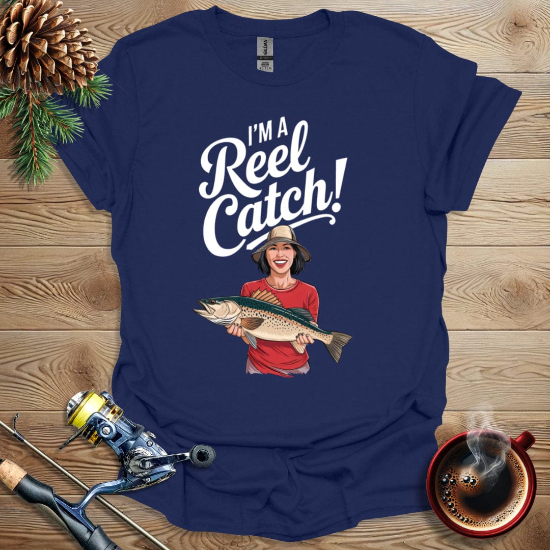 Printify T-Shirt I'm a Reel Catch T-Shirt