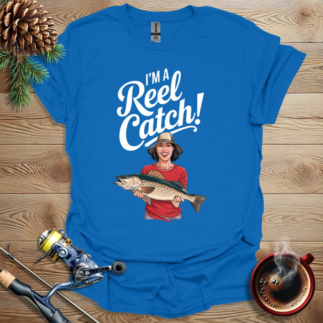 Printify T-Shirt I'm a Reel Catch T-Shirt