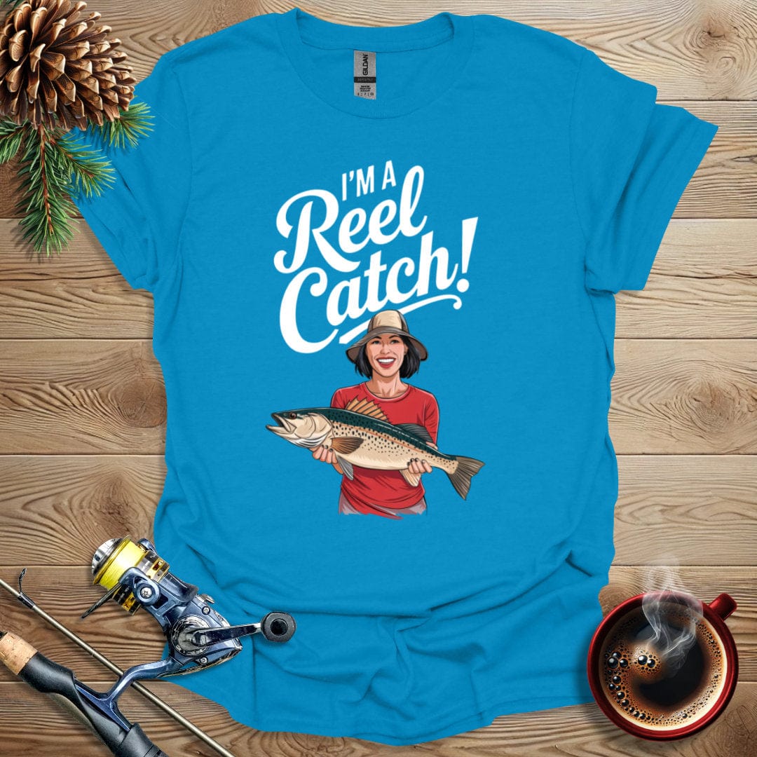 Printify T-Shirt I'm a Reel Catch T-Shirt