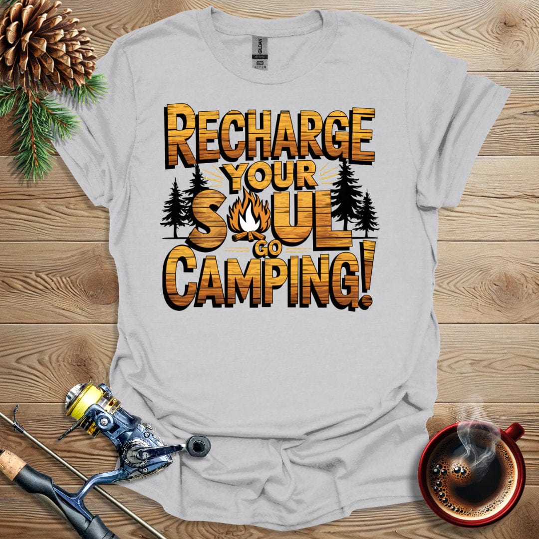 Printify T-Shirt Ice Grey / S Recharge Your Soul T-Shirt