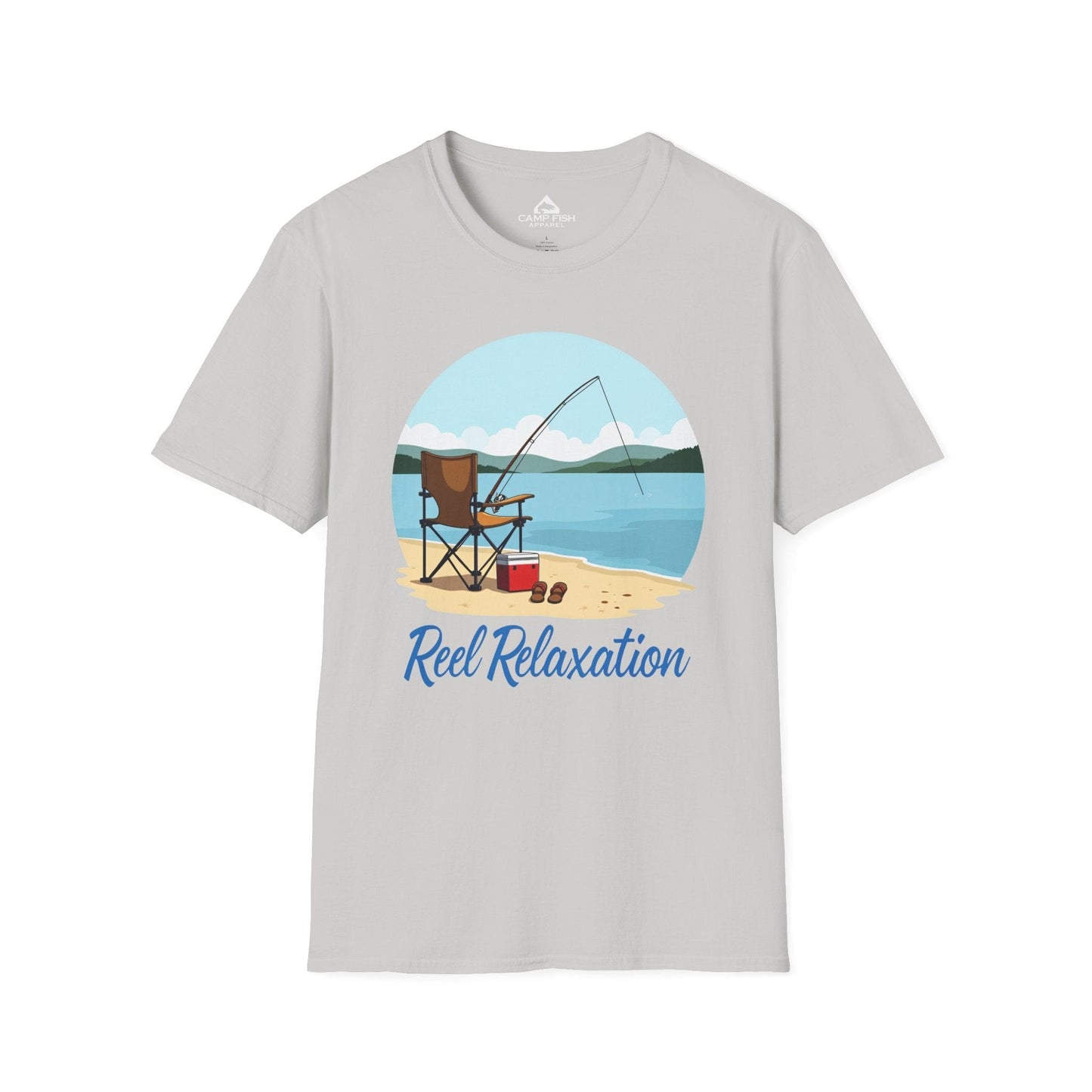 Printify T-Shirt Ice Grey / S Reel Relaxation T-Shirt