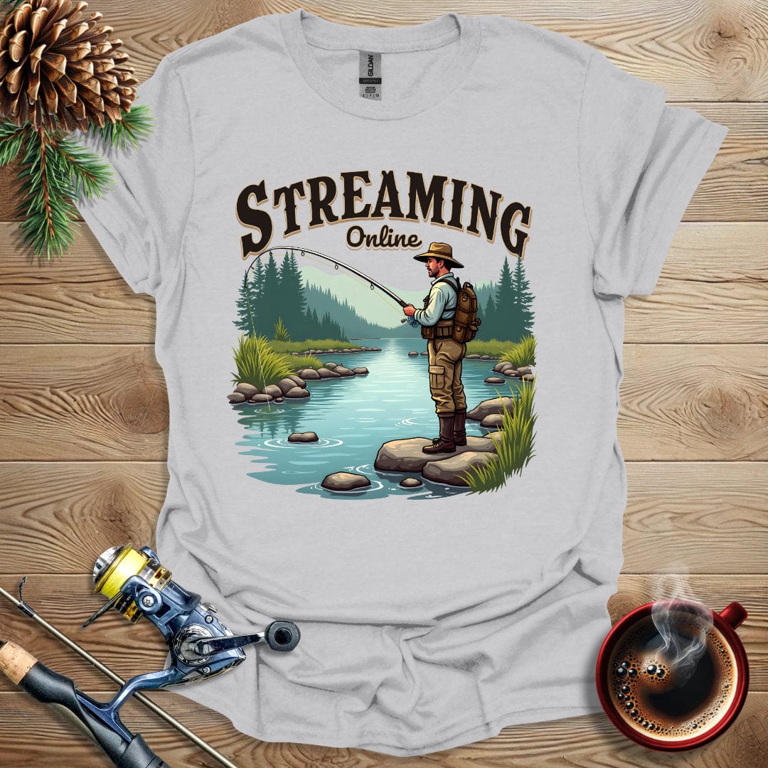 Printify T-Shirt Ice Grey / S Streaming Online T-Shirt