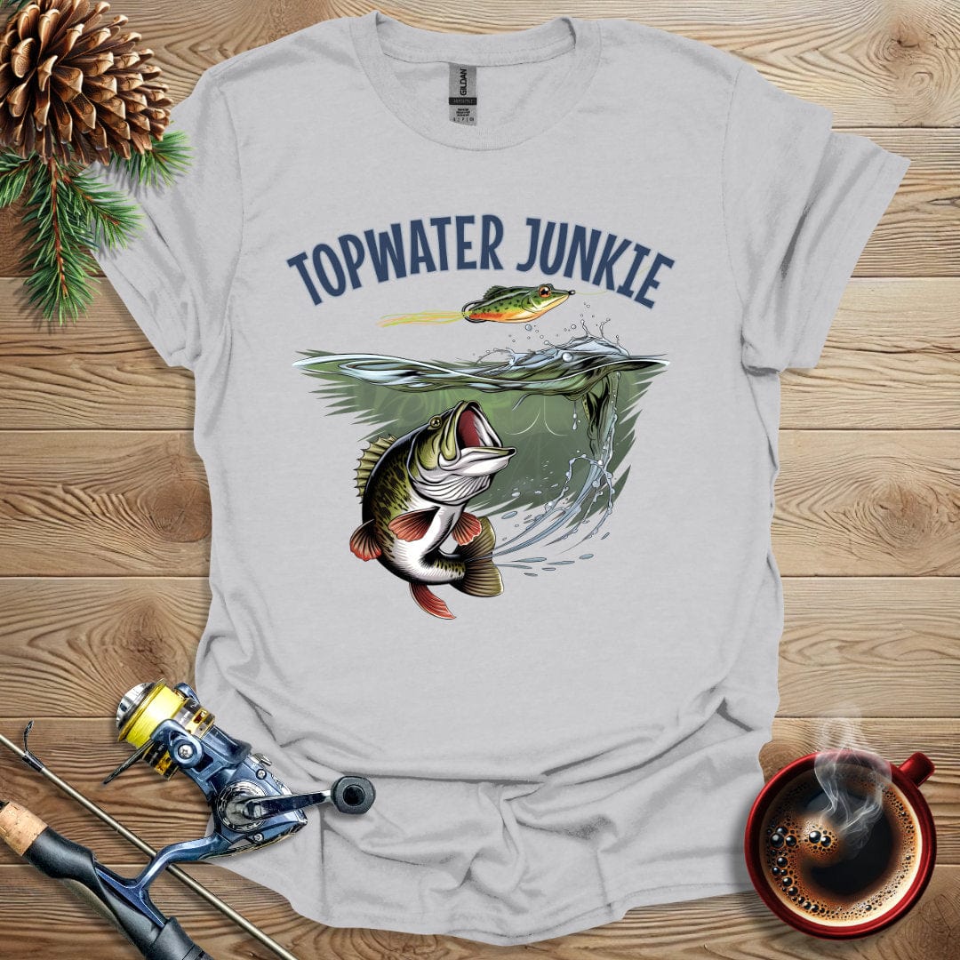 Printify T-Shirt Ice Grey / S Top Water Junkies T-Shirt