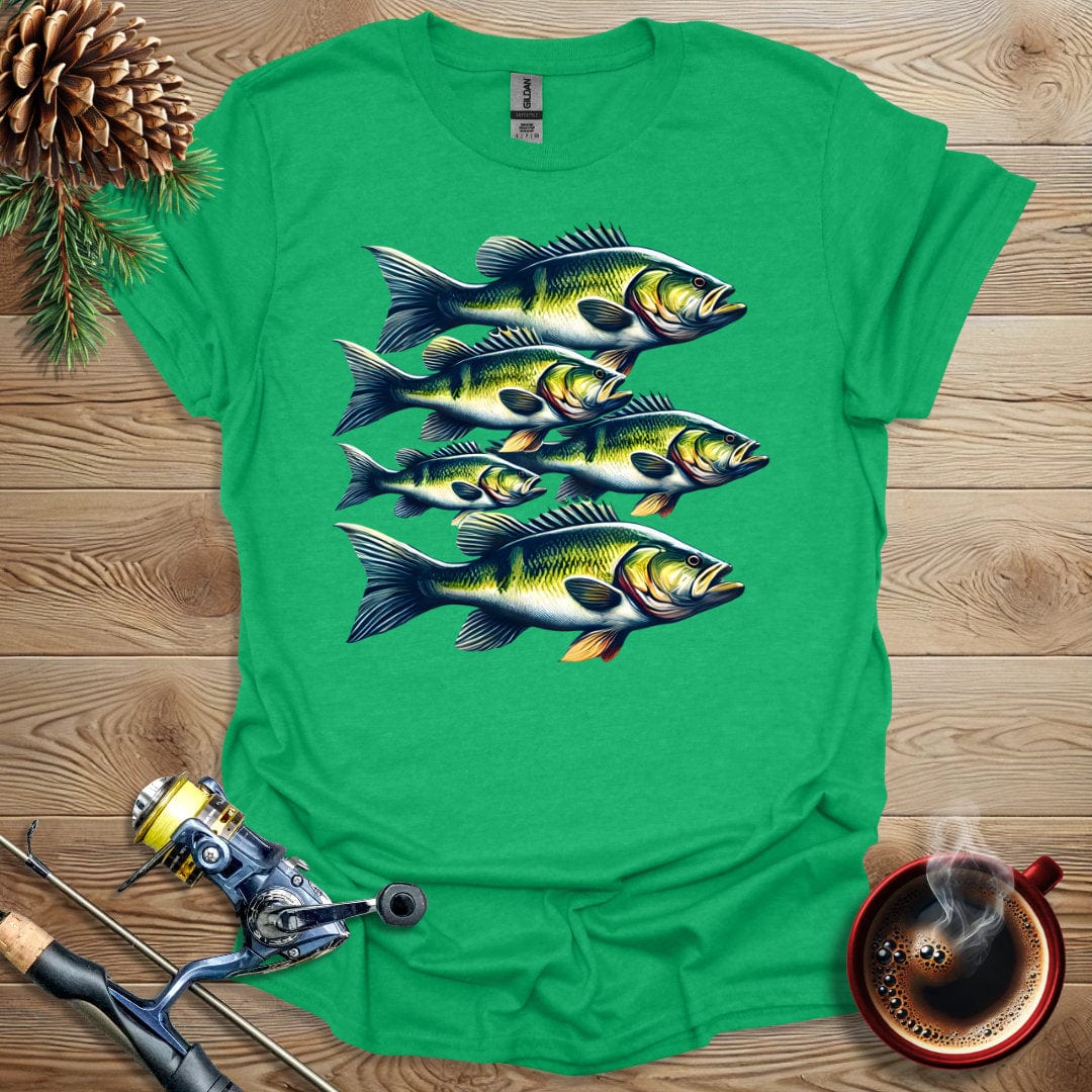 Printify T-Shirt Irish Green / S Bass T-Shirt