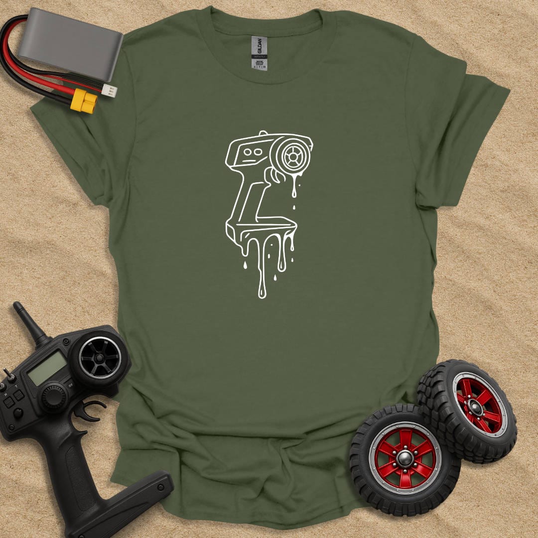 Printify T-Shirt Melting Remote T-Shirt