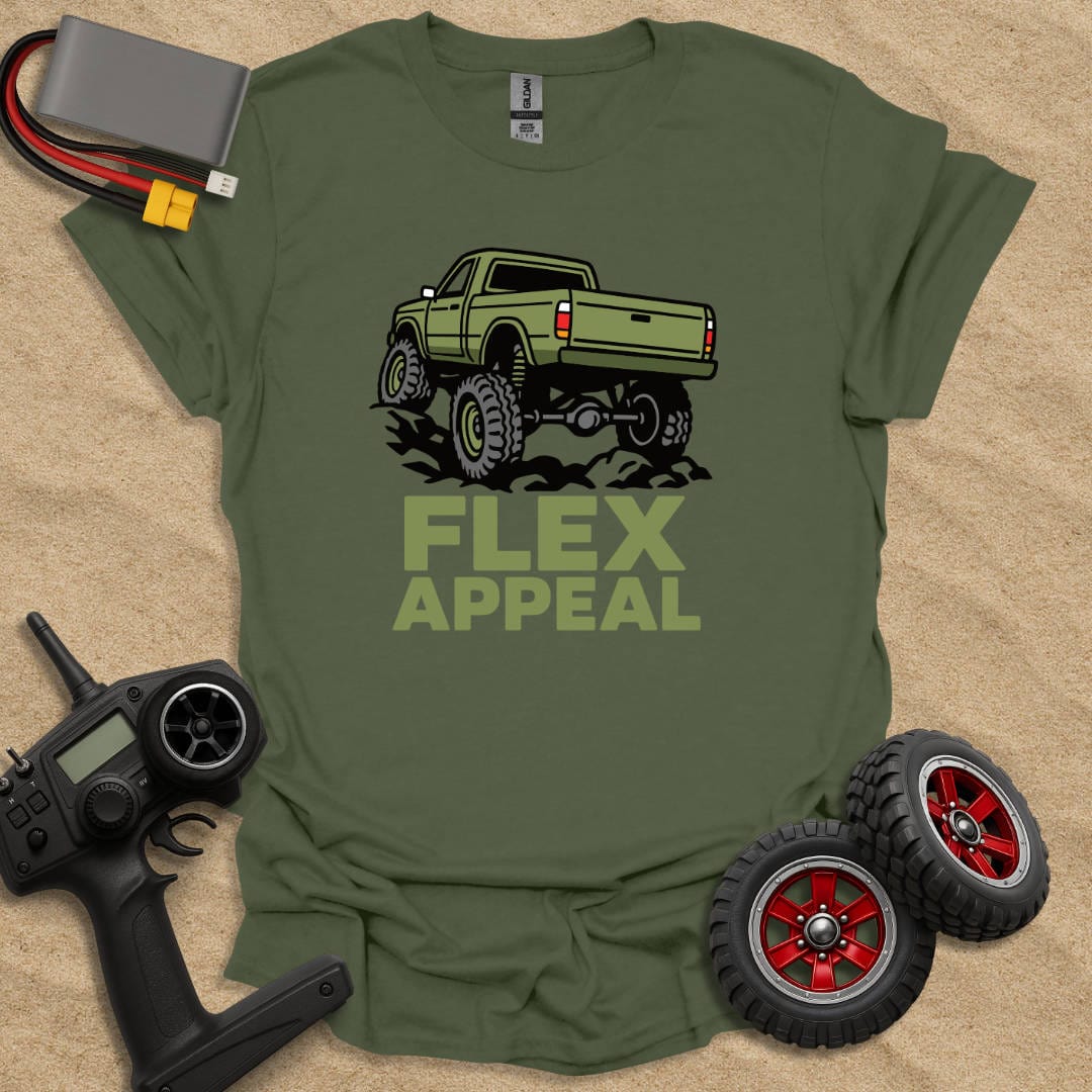 Printify T-Shirt Military Green / S Flex Appeal T-Shirt