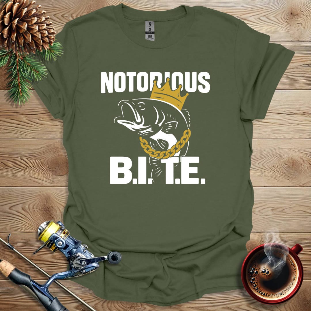 Printify T-Shirt Military Green / S Notorious BITE T-Shirt