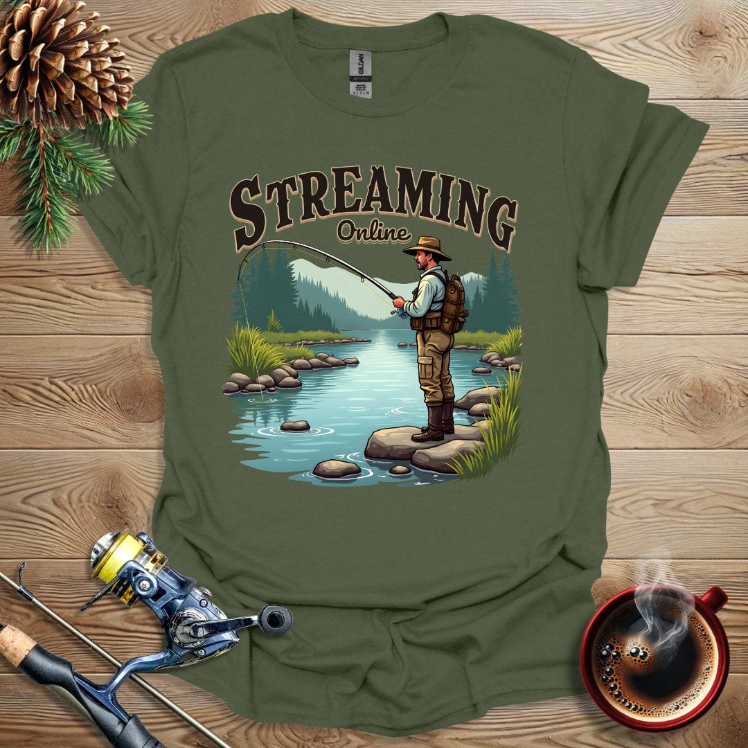 Printify T-Shirt Military Green / S Streaming Online T-Shirt