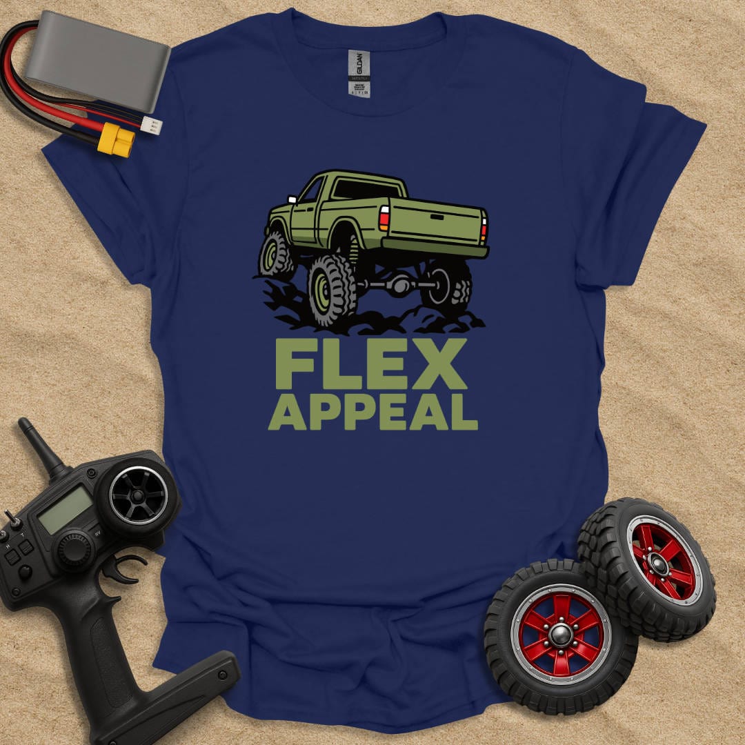 Printify T-Shirt Navy / S Flex Appeal T-Shirt