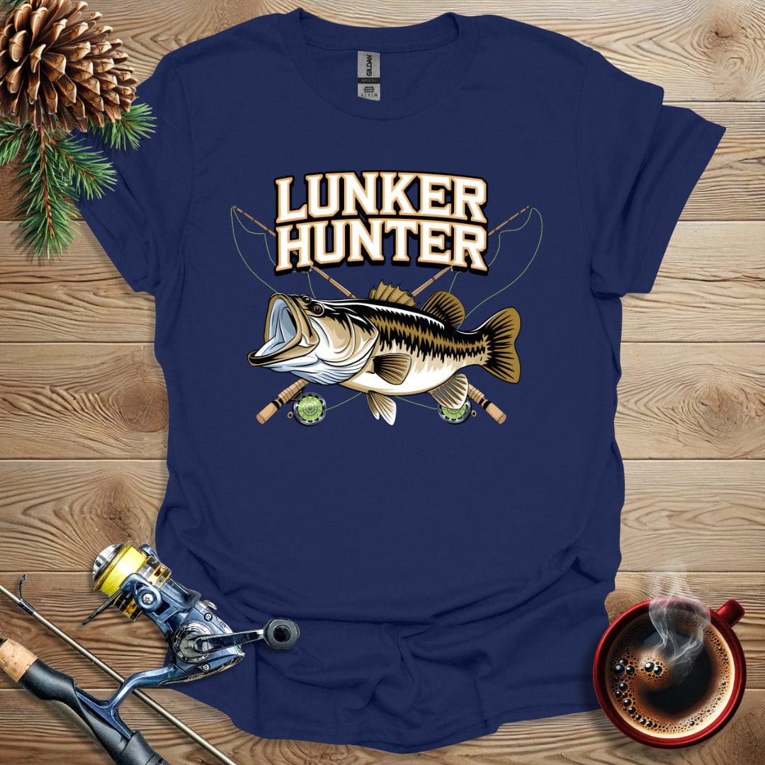 Printify T-Shirt Navy / S Lunker Hunter T-Shirt