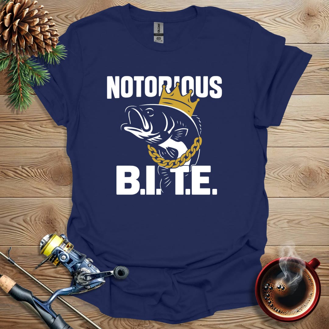 Printify T-Shirt Navy / S Notorious BITE T-Shirt