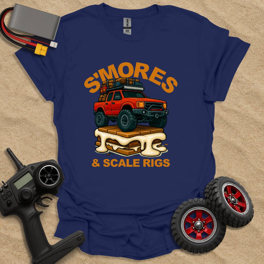 Printify T-Shirt Navy / S S'mores & Trail Rigs T-Shirt