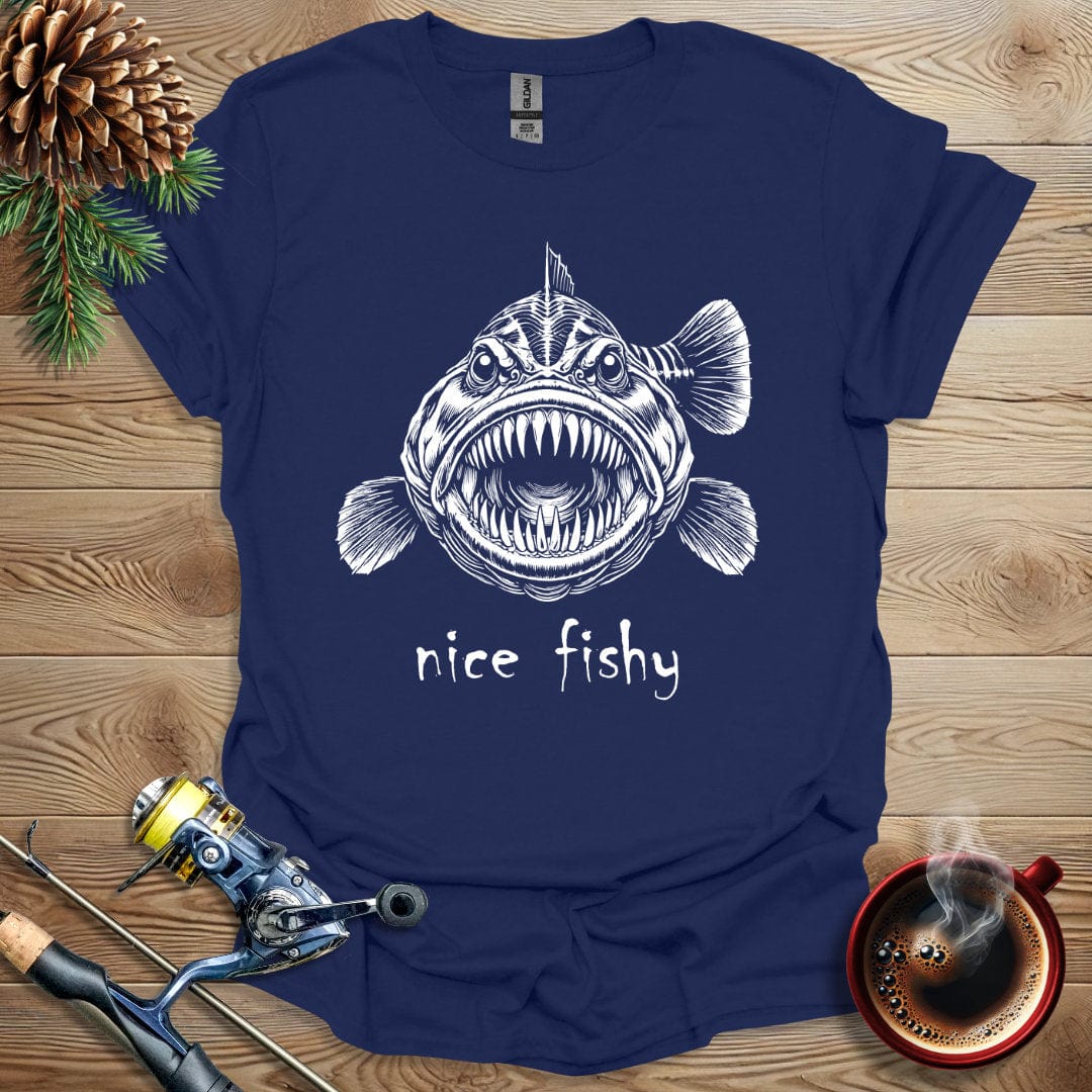 Printify T-Shirt Nice Fishy T-Shirt
