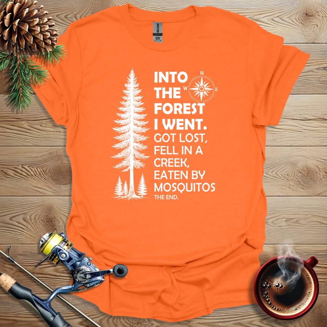 Printify T-Shirt Orange / S Into The Forest I Went T-Shirt