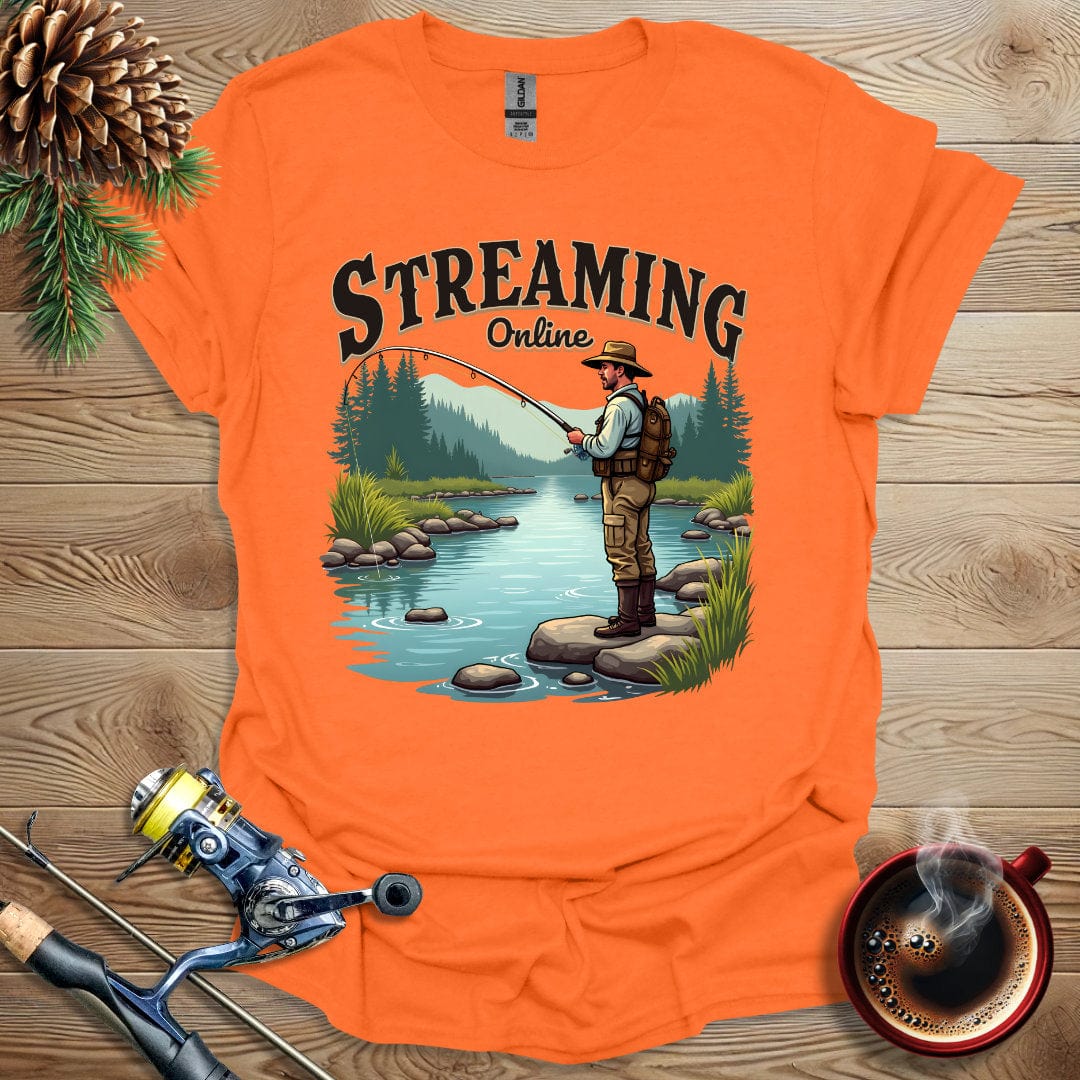 Printify T-Shirt Orange / S Streaming Online T-Shirt