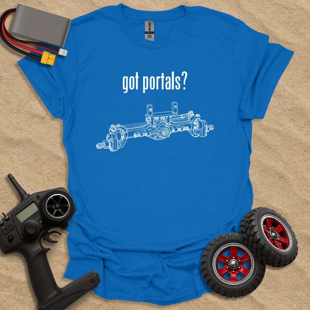 Printify T-Shirt Royal / S Got Portals? T-Shirt