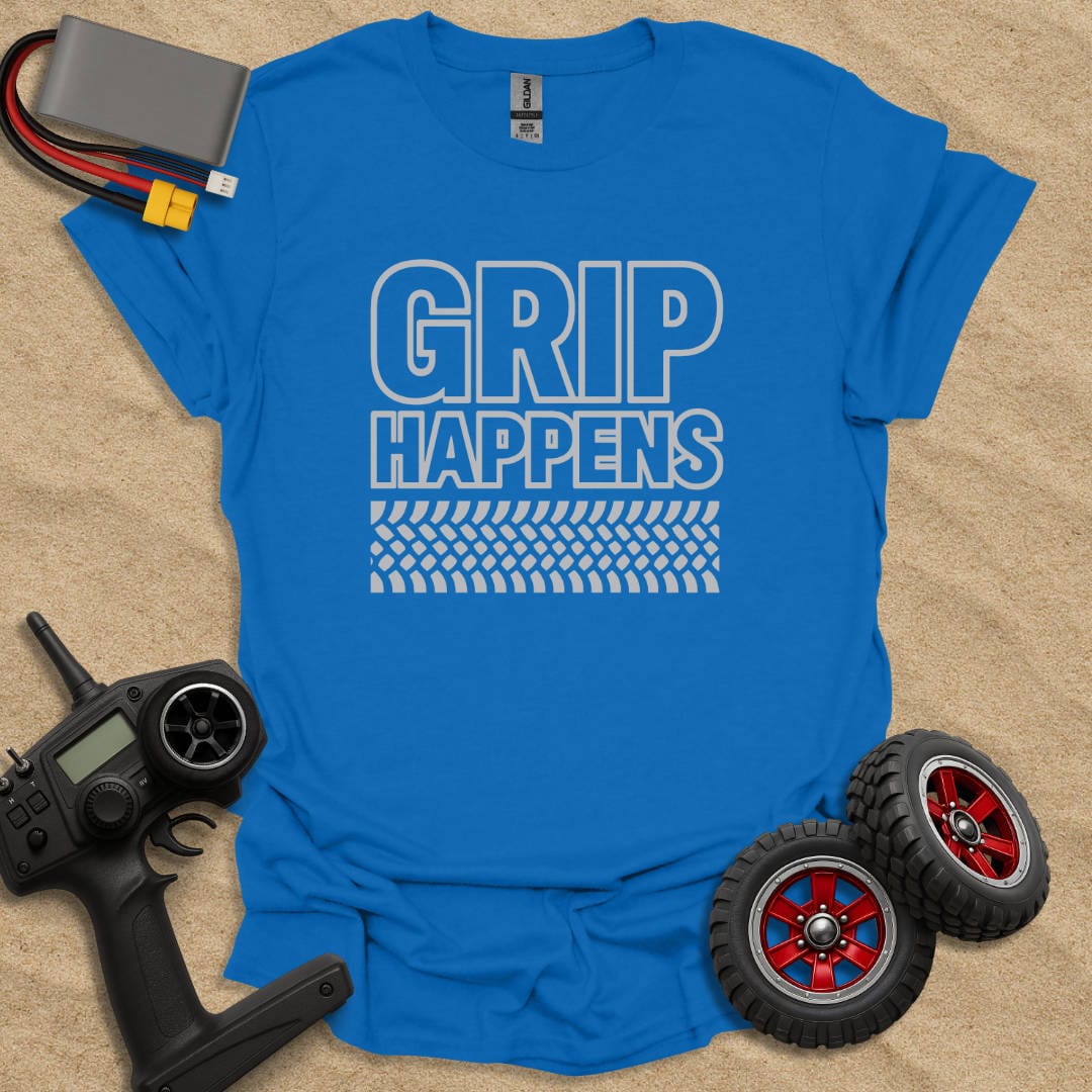 Printify T-Shirt Royal / S Grip Happens T-Shirt