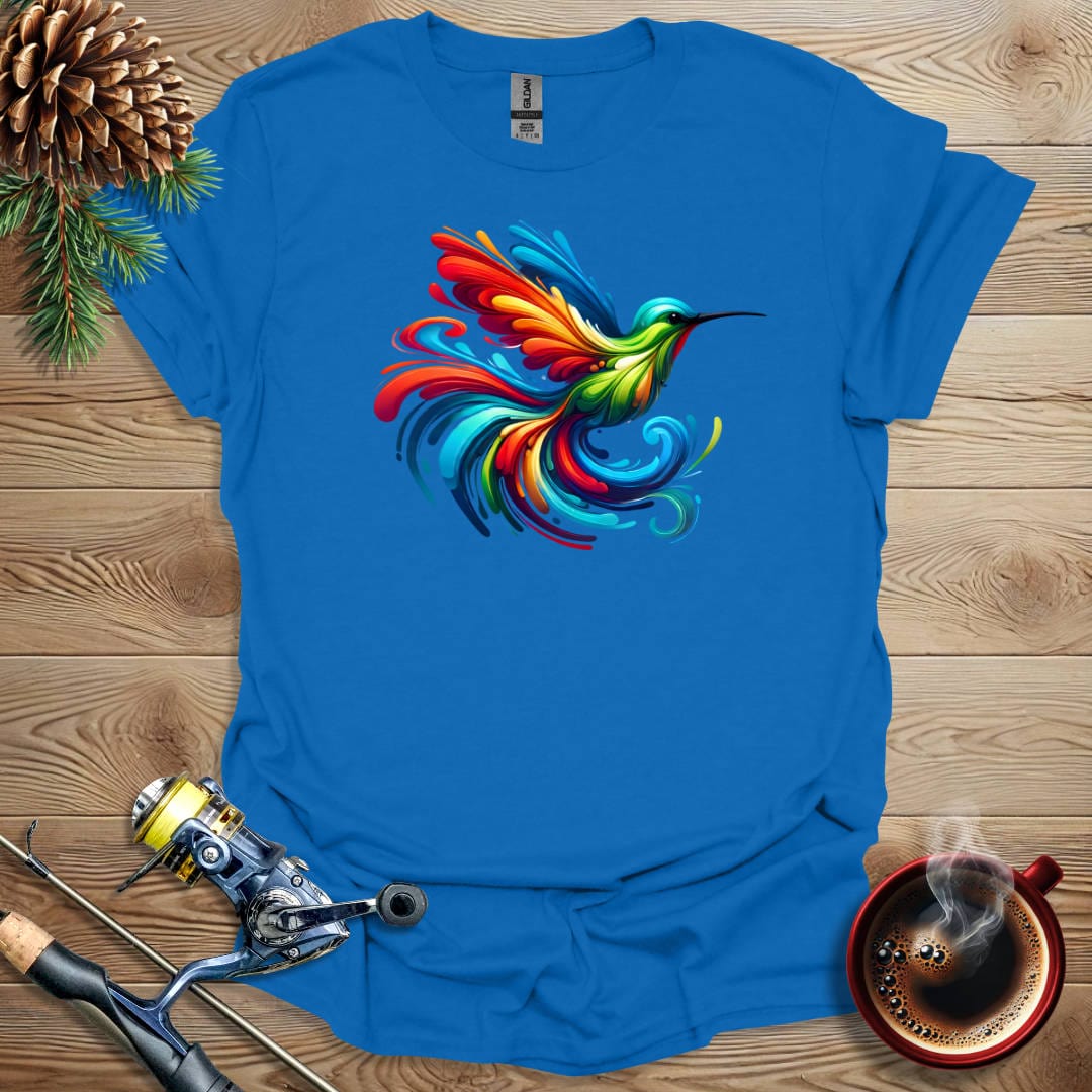 Printify T-Shirt Royal / S Hummingbird T-Shirt