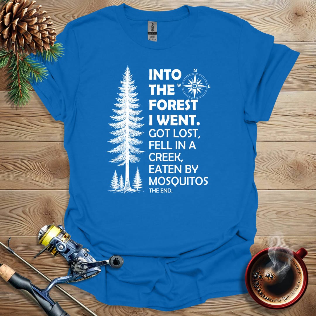 Printify T-Shirt Royal / S Into The Forest I Went T-Shirt