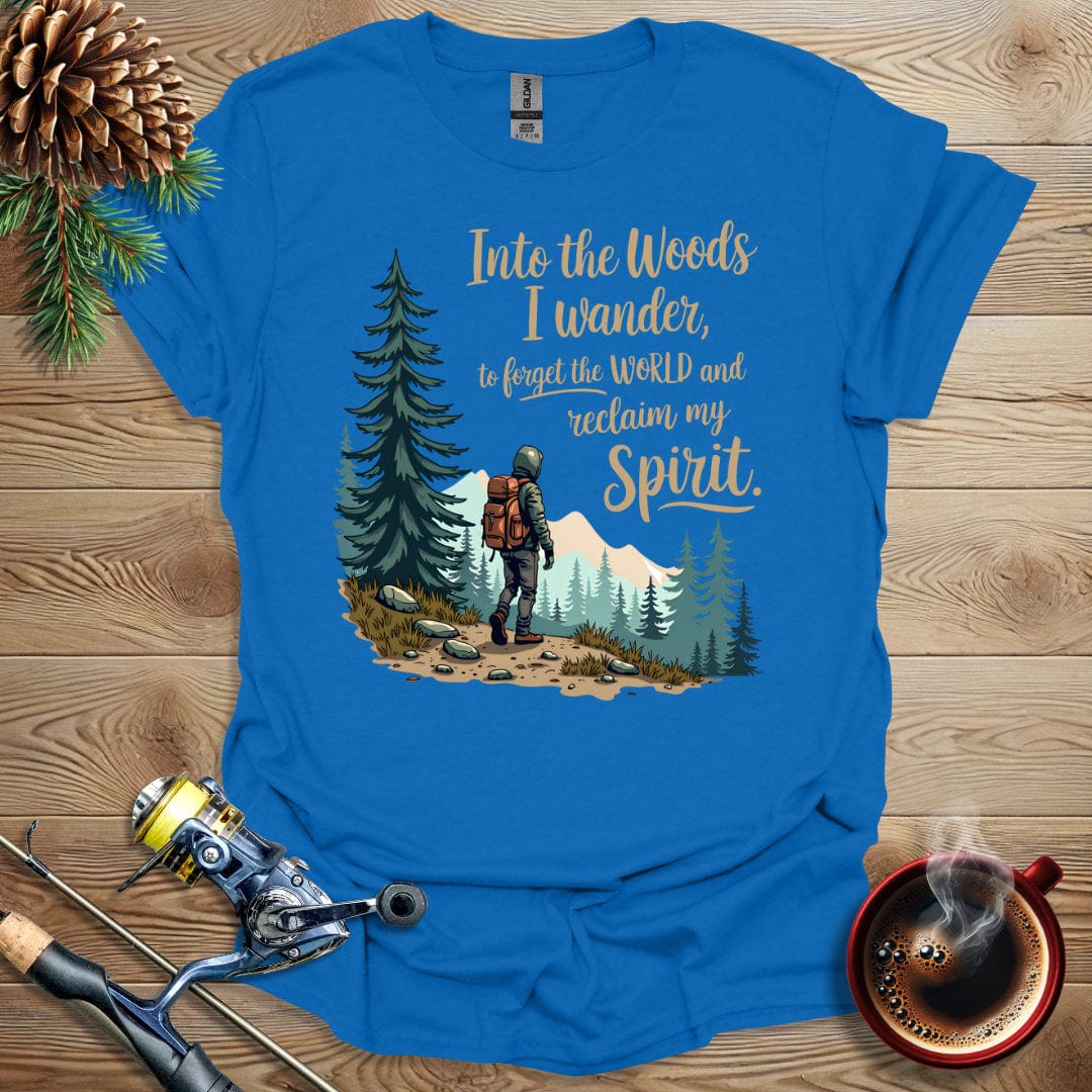 Printify T-Shirt Royal / S Into The Woods I Wonder T-Shirt