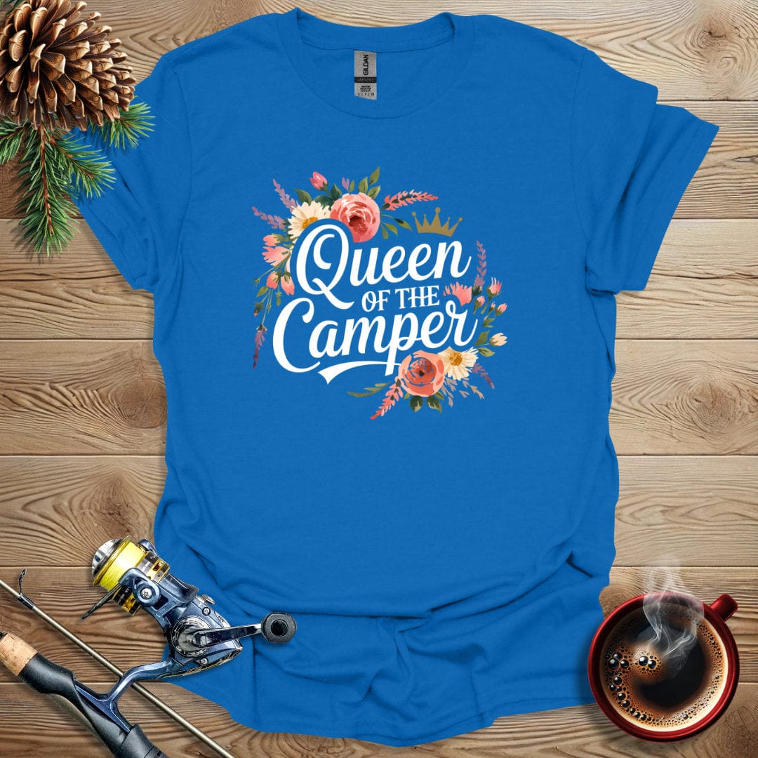 Printify T-Shirt Royal / S Queen of the Camper T-Shirt