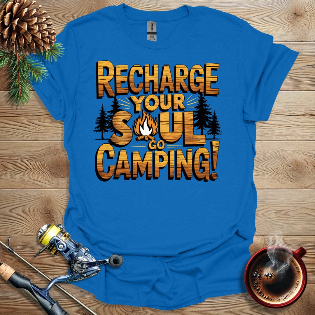 Printify T-Shirt Royal / S Recharge Your Soul T-Shirt