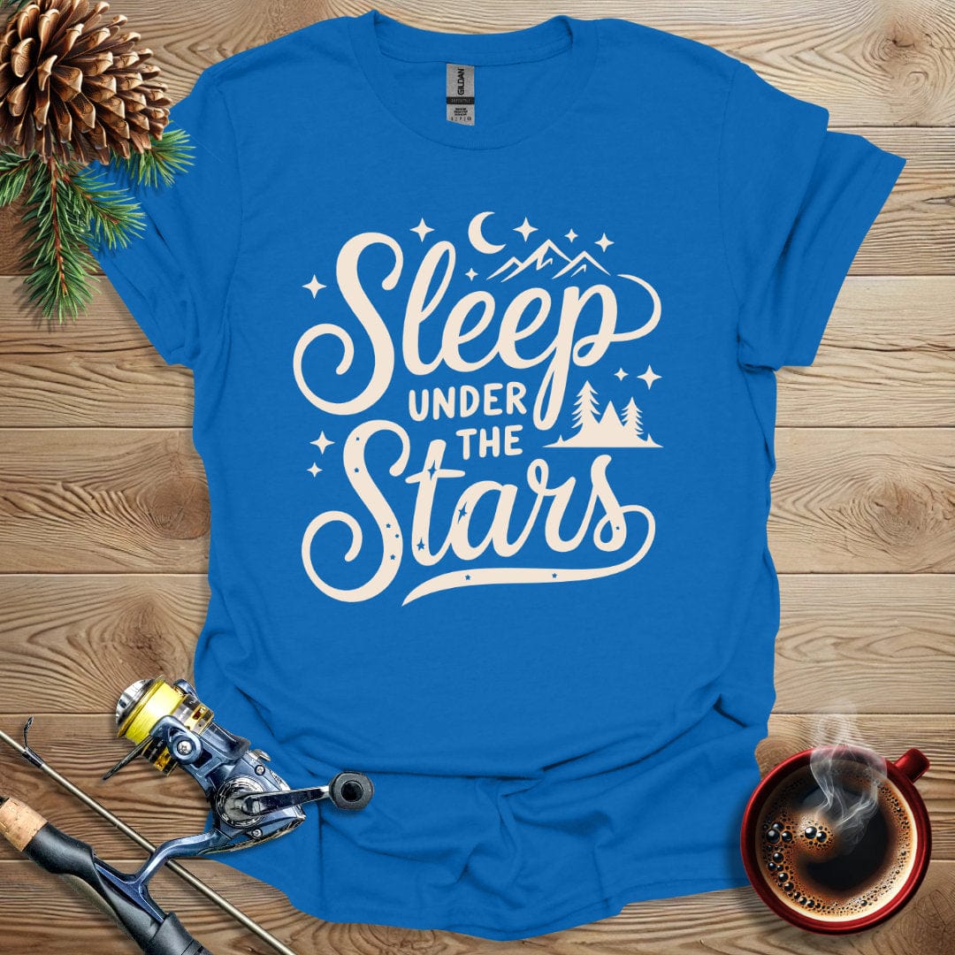 Printify T-Shirt Royal / S Sleep Under The Stars T-Shirt