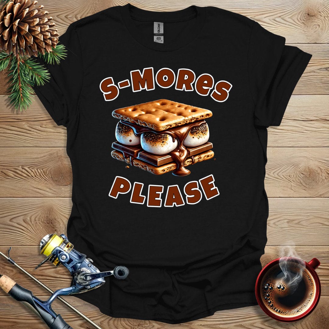 Printify T-Shirt S-mores Please T-Shirt