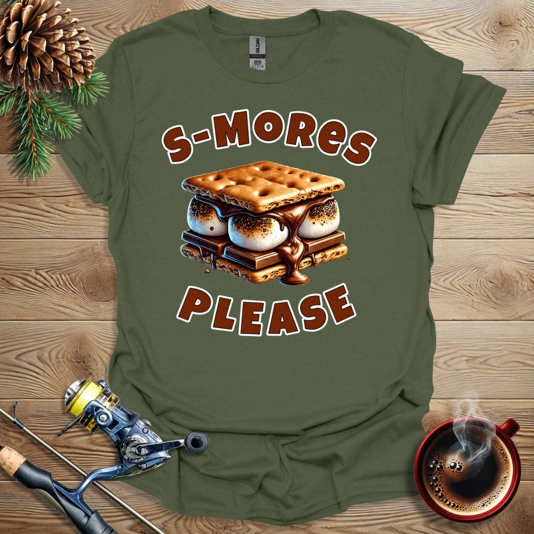 Printify T-Shirt S-mores Please T-Shirt