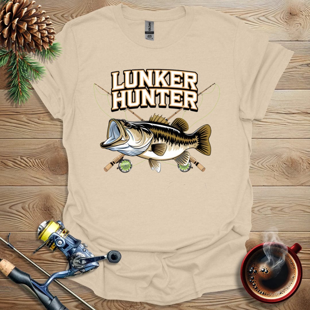 Printify T-Shirt Sand / S Lunker Hunter T-Shirt