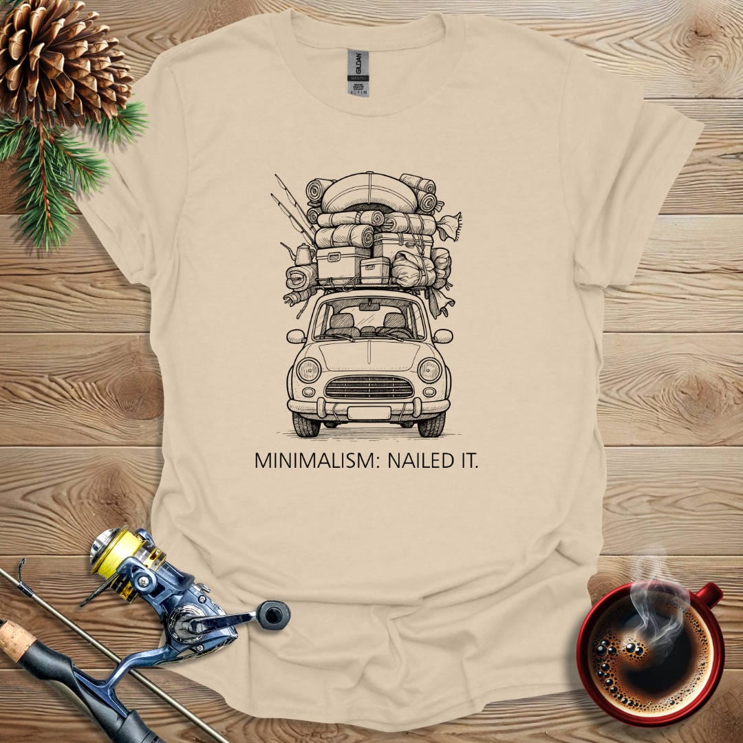 Printify T-Shirt Sand / S Minimalism_Nailed It T-Shirt